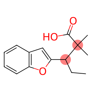 α,α-Dimethyl-β-ethyl-2-benzofuranpropionic acid