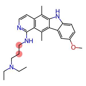N,N-diethyl-N'-(9-methoxy-5,11-dimethyl-6H-pyrido[4,3-b]carbazol-1-yl)propane-1,3-diamine