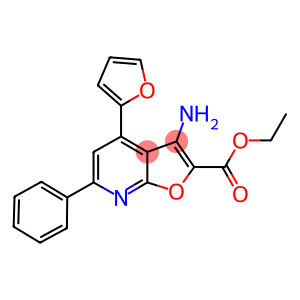 ethyl 3-amino-4-(2-furyl)-6-phenylfuro[2,3-b]pyridine-2-carboxylate