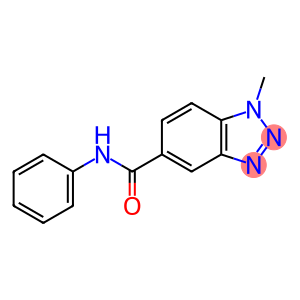 1H-Benzotriazole-5-carboxamide, 1-methyl-N-phenyl-