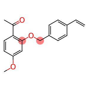 1-[2-[(4-Ethenylphenyl)methoxy]-4-methoxyphenyl]ethanone