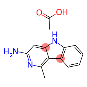 3-AMINO-1-METHYL-5H-PYRIDO[4,3-B] INDOLE ACETATE