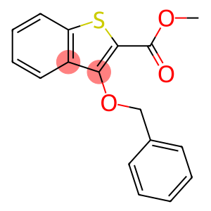 Benzo[b]thiophene-2-carboxylic acid, 3-(phenylmethoxy)-, methyl ester
