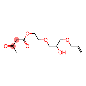 3-Oxobutanoic acid 2-[2-hydroxy-3-(2-propenyloxy)propoxy]ethyl ester