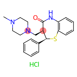 rac-2,3-Dihydro-3α*-[(4-methylpiperazino)methyl]-2α*-phenyl-1,5-benzothiazepine-4(5H)-one·2hydrochloride