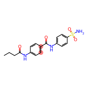 N-[4-(aminosulfonyl)phenyl]-4-(butyrylamino)benzamide