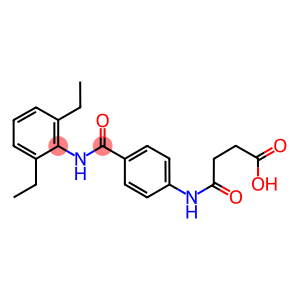 4-{4-[(2,6-diethylanilino)carbonyl]anilino}-4-oxobutanoic acid