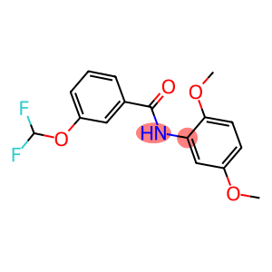 3-(difluoromethoxy)-N-(2,5-dimethoxyphenyl)benzamide