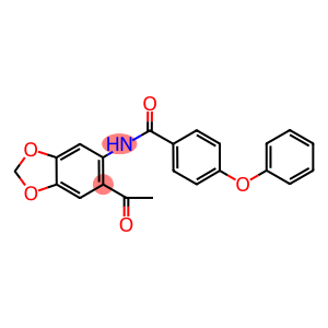 N-(6-acetyl-1,3-benzodioxol-5-yl)-4-phenoxybenzamide