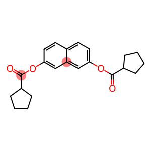 7-[(cyclopentylcarbonyl)oxy]-2-naphthyl cyclopentanecarboxylate