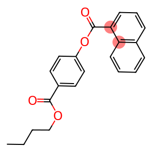 4-(butoxycarbonyl)phenyl 1-naphthoate