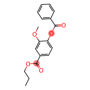 propyl 4-(benzoyloxy)-3-methoxybenzoate
