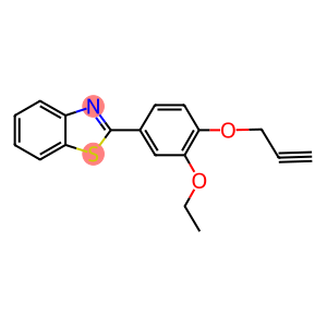 2-[3-ethoxy-4-(2-propynyloxy)phenyl]-1,3-benzothiazole