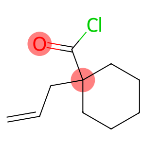 Cyclohexanecarbonyl chloride, 1-(2-propenyl)- (9CI)