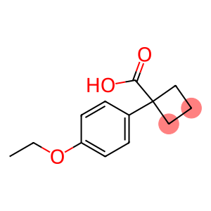 Cyclobutanecarboxylic acid, 1-(4-ethoxyphenyl)-