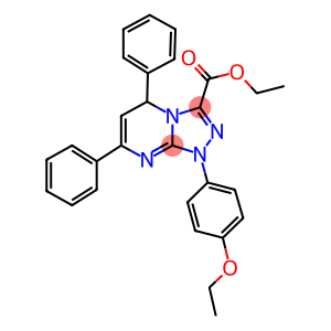 ethyl 1-(4-ethoxyphenyl)-5,7-diphenyl-1,5-dihydro[1,2,4]triazolo[4,3-a]pyrimidine-3-carboxylate