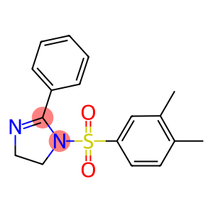 1-[(3,4-dimethylphenyl)sulfonyl]-2-phenyl-4,5-dihydro-1H-imidazole