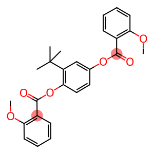 2-tert-butyl-4-[(2-methoxybenzoyl)oxy]phenyl2-methoxybenzoate