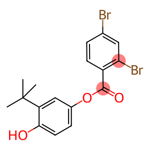 3-tert-butyl-4-hydroxyphenyl2,4-dibromobenzoate