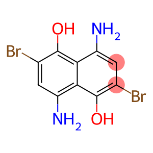4,8-diamino-2,6-dibromonaphthalene-1,5-diol