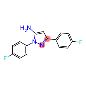 1,3-BIS(4-FLUOROPHENYL)-1H-PYRAZOL-5-AMINE