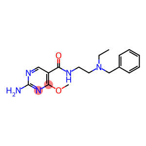 2-Amino-N-(2-(benzylethylamino)ethyl)-4-methoxy-5-pyrimidinecarboxamid e