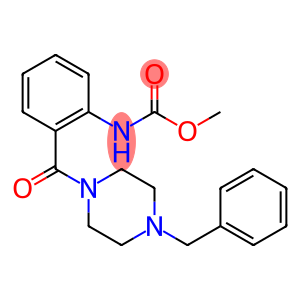 methyl2-[(4-benzyl-1-piperazinyl)carbonyl]phenylcarbamate