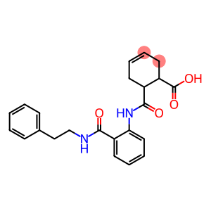 6-[(2-{[(2-phenylethyl)amino]carbonyl}anilino)carbonyl]-3-cyclohexene-1-carboxylicacid