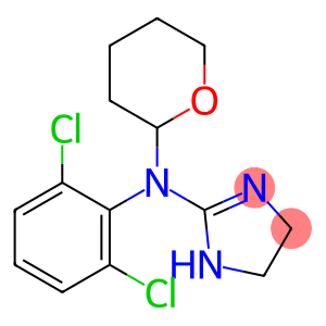 1H-Imidazol-2-amine, N-(2,6-dichlorophenyl)-4,5-dihydro-N-(tetrahydro-2H-pyran-2-yl)-