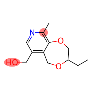 5H-1,4-Dioxepino[5,6-c]pyridine-6-methanol,3-ethyl-2,3-dihydro-9-methyl-(9CI)