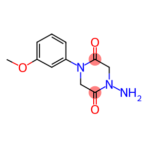 1-amino-4-(3-methoxyphenyl)-2,5-piperazinedione