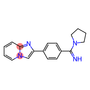 (4-imidazo[1,2-a]pyridin-2-ylphenyl)(1-pyrrolidinyl)methanimine