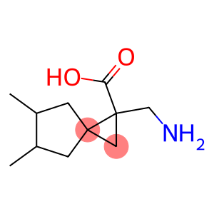 Spiro[2.4]heptane-1-carboxylic acid, 1-(aminomethyl)-5,6-dimethyl- (9CI)