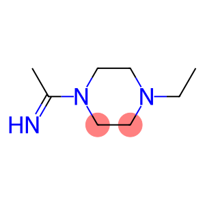 1-Piperazinemethanimine, 4-ethyl-α-methyl-
