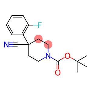 tert-Butyl 4-cyano-4-(2-fluorophenyl)piperidine-1-carboxylate