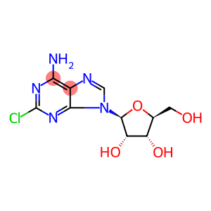 L-2-CHLOROADENOSINE (9-(Β-L-RIBOFURANOSYL)-2-CHLORO-6-AMINOPURINE)