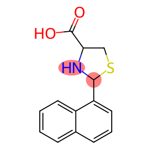 4-Thiazolidinecarboxylic acid, 2-(1-naphthalenyl)-