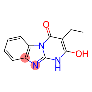 Pyrimido[1,2-a]benzimidazol-4(1H)-one, 3-ethyl-2-hydroxy-