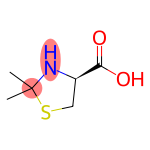 4-Thiazolidinecarboxylic acid, 2,2-dimethyl-, (S)- (9CI)