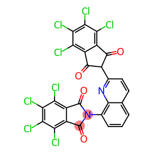 4,5,6,7-tetrachloro-2-[2-(4,5,6,7-tetrachloro-1,3-dioxo-inden-2-yl)quinolin-8-yl]isoindole-1,3-dione