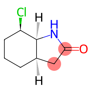 (3aR,7R,7aS)-rel-7-chlorooctahydro-2H-Indol-2-one (Relative stereocheMistry)