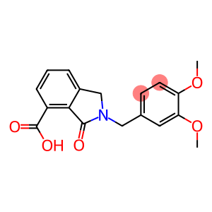 2-(3,4-DIMETHOXYBENZYL)-3-OXOISOINDOLINE-4-CARBOXYLIC ACID