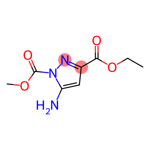1H-Pyrazole-1,3-dicarboxylic acid, 5-amino-, 3-ethyl 1-methyl ester