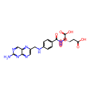 N-[4-[[(2-amino-6-pteridinyl)methyl]amino]benzoyl]-Glutamic acid
