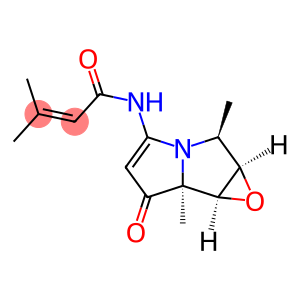 2-Butenamide, 3-methyl-N-[(1aR,2S,6aS,6bS)-1a,6,6a,6b-tetrahydro-2,6a-dimethyl-6-oxo-2H-oxireno[a]pyrrolizin-4-yl]-, rel-