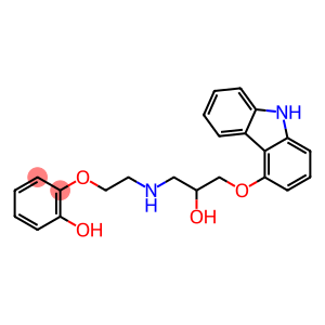 Phenol, 2-[2-[[3-(9H-carbazol-4-yloxy)-2-hydroxypropyl]amino]ethoxy]-