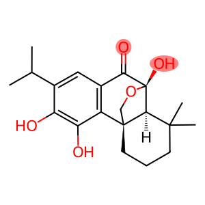 (4aR)-1,2,3,4,10,10aα-Hexahydro-5,6,10-trihydroxy-1,1-dimethyl-7-isopropyl-9H-10β,4aβ-(epoxymethano)phenanthren-9-one