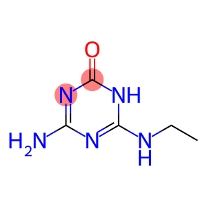 4-Amino-2-hydroxy-6-(ethylamino)-1,3,5-triazine