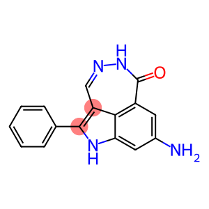 8-aMino-2-phenyl-1,5-dihydro-[1,2]diazepino[4,5,6-cd]indol-6-one