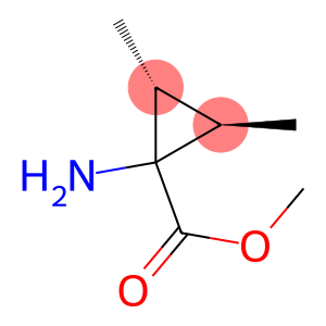 Cyclopropanecarboxylic acid, 1-amino-2,3-dimethyl-, methyl ester, (1alpha,2alpha,3beta)- (9CI)